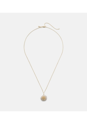 Sydney Evan 14kt gold charm necklace with diamonds