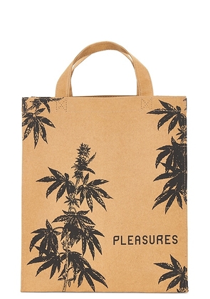 Pleasures Leaf Washable Kraft Bag in Natural - Brown. Size all.