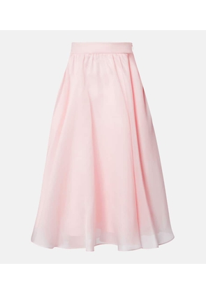 Max Mara Calle silk midi skirt