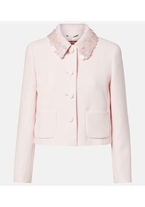 Max Mara Pinne sequined crepe jacket
