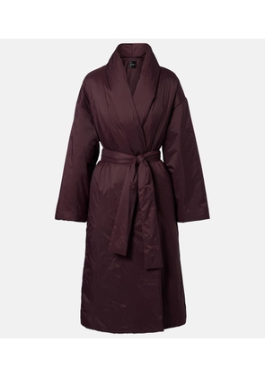 Leset Bo belted taffeta puffer coat