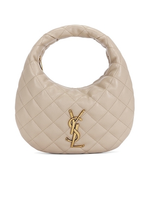Saint Laurent Baby Icare Hobo Bag in Dark Beige - Beige. Size all.