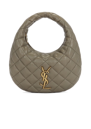 Saint Laurent Baby Icare Hobo Bag in Strong Moss - Dark Green. Size all.