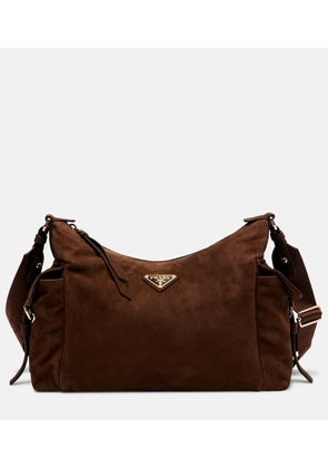 Prada Prada Explore Large suede shoulder bag