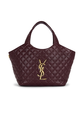 Saint Laurent Icare Tote Bag in Hot Wine - Wine. Size all.