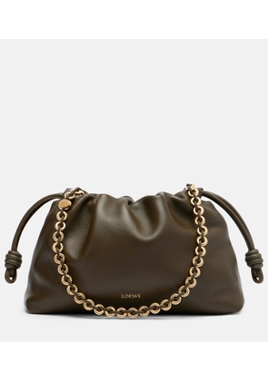 Loewe Flamenco Medium leather clutch