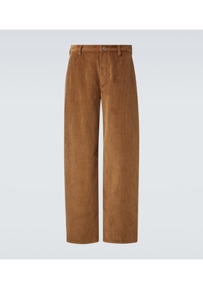 Loewe Cotton corduroy wide-leg pants