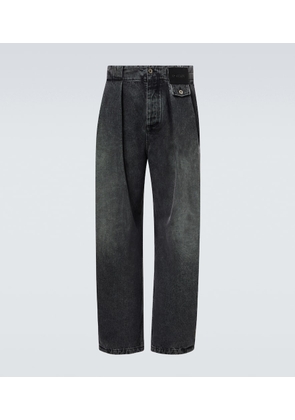 Loewe Pleated barrel-leg jeans