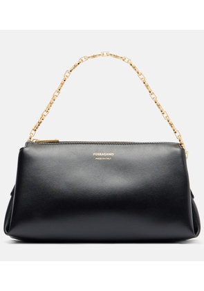 Ferragamo Gancini Mini leather shoulder bag