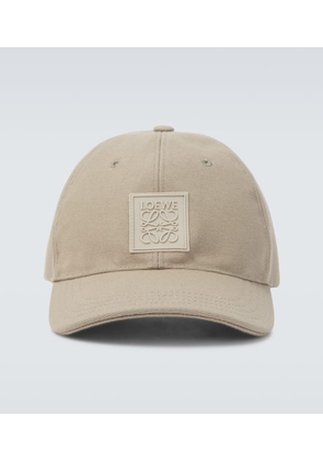 Loewe Anagram cotton canvas baseball cap