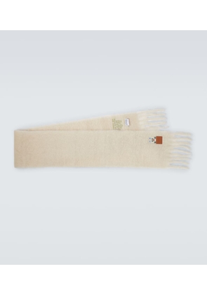 Loewe x Louis Wain mohair and wool-blend scarf
