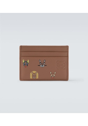 Loewe x Louis Wain printed leather cardholder