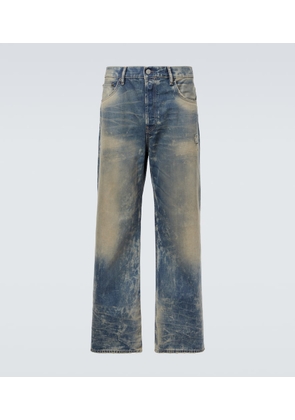 Acne Studios 2021 distressed wide-leg jeans