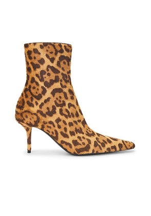 Saint Laurent Ashley Bootie in Manto Naturale - Brown. Size 36 (also in 38).