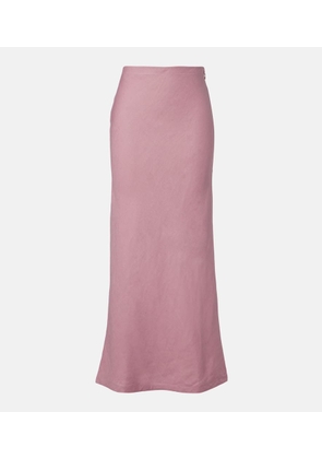Faithfull Elise linen maxi skirt