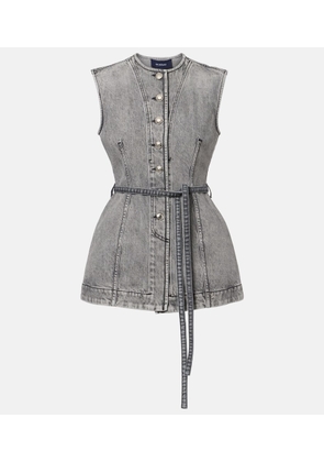 Sportmax Orli denim vest