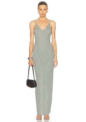 TG Botanical Marla Dress in Mint - Slate. Size L (also in M, S, XS).