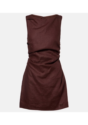 Faithfull Aloisa linen minidress