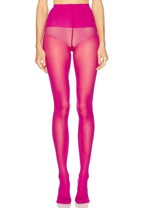 SWEDISH STOCKINGS Svea Tights in Magenta - Fuchsia. Size L (also in M).