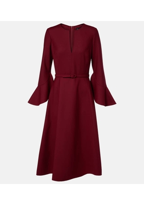 Oscar de la Renta Wool-blend midi dress