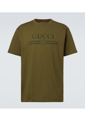 Gucci Logo cotton jersey T-shirt