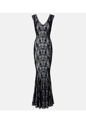 Norma Kamali Grace lace gown