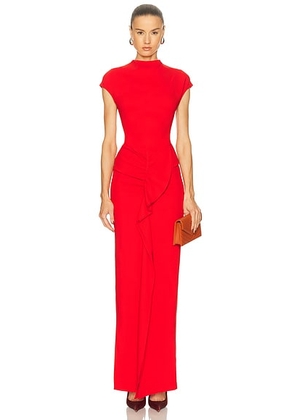 TOVE Beth Dress in Red - Red. Size 36 (also in 34, 38, 40).