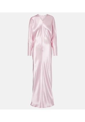 Fforme Naomie satin maxi dress