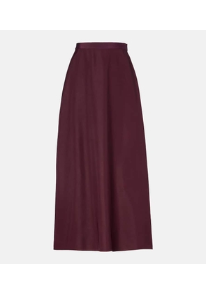 Fforme Carina satin maxi skirt