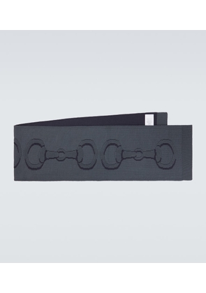 Gucci Horsebit wool scarf