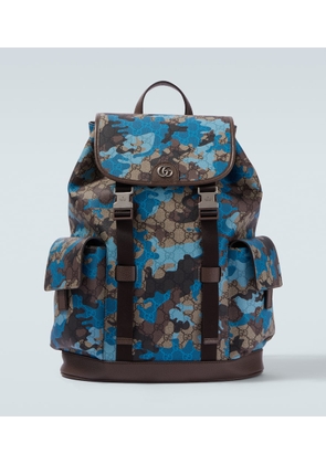 Gucci GG Canvas Large camouflage backpack