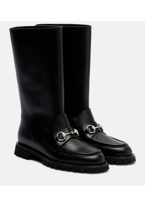 Gucci Horsebit leather ankle boots