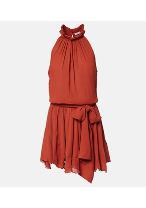 Poupette St Barth Bianca gathered minidress