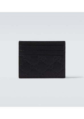 Gucci GG Emblem leather card holder