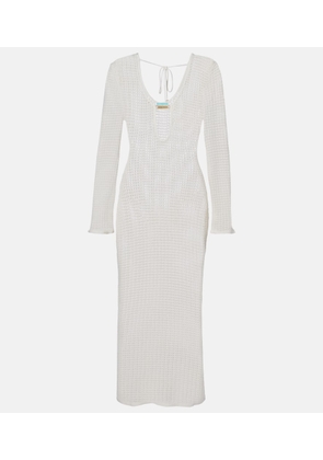 Melissa Odabash Casey open-knit midi dress