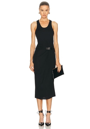 TOM FORD Midi Tank Dress in Black - Black. Size 38 (also in 40, 42).