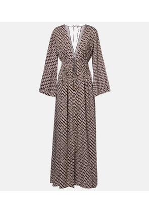 Melissa Odabash Maja printed kaftan