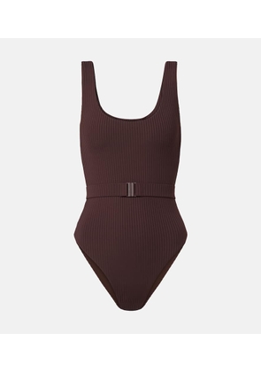 Melissa Odabash Rio belted swimsuit