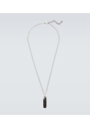 Gucci Interlocking G sterling silver pendant necklace