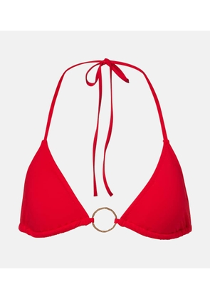 Melissa Odabash Miami ring-detail bikini top