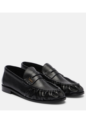 Saint Laurent Le Loafer leather penny loafers