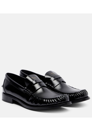 Prada Leather penny loafers