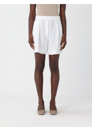 Shorts BRUNELLO CUCINELLI Woman color White