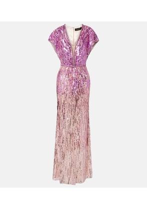 Jenny Packham Dusk sequined gown