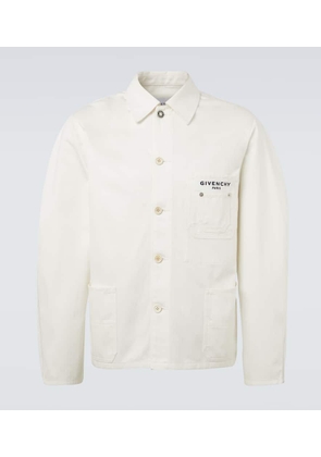 Givenchy Logo cotton canvas jacket