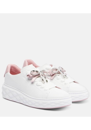 Jimmy Choo Diamond Light Maxi leather sneakers