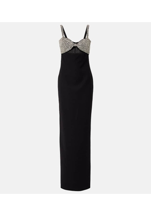 The New Arrivals Ilkyaz Ozel Lux embellished crepe gown