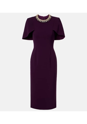 Jenny Packham Thalia crystal-embellished midi dress
