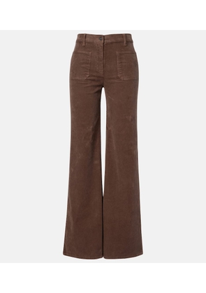 Nili Lotan Florence cotton-blend corduroy bootcut pants