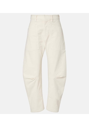 Nili Lotan Shon corduroy barrel-leg pants